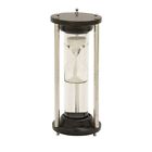 N-a Benzara Wood Aluminum Glass Floating Sand Timer Home 758647245383