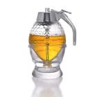 N-a Hunnibi Glass Honey Dispenser Container By Server Drip 0704831985672