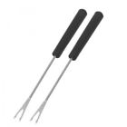 N-a Unique Bargains Pcs Silver Tone Portable Tip Fondue 0700724109439