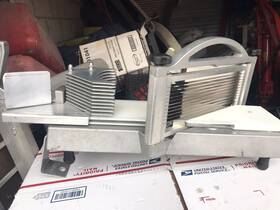 56600 Nemco Easy Tomato Slicer Aluminum Countertop Model