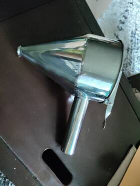 Newline Ny 196852873104 Stainless Steel Baking Funnel Dispenser For Takoyaki Pancake Batter