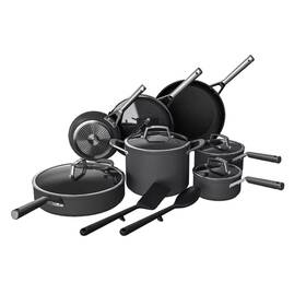Ninja 622356566674 Foodi Neverstick Premium Cookware Set Hard Anodized Slate 14 Piece