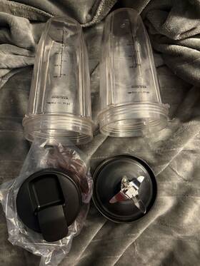 Ninja Bl640-30 Blender Parts 4-piece Set Bl642-30 Nn100-30 Cups/blade/covers
