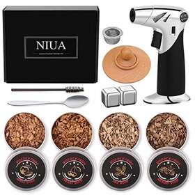 Yxq01 Niua Cocktail Smoker Kit With Torch Bourbon Whiskey Old