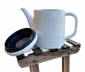 Ptr-1.5kgr Noda Horo White Enamel Kettle 1.5 L Pot Made In Japan Retro Style Countrycore