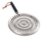 Norpro Heat Diffuser Distributor Tin Wooden Handle Electric Gas Stovetop Cook Protect 755675597972