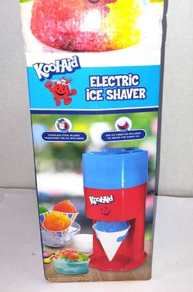 C2312 Nostalgia Electrics Kool-aid Blue And Red Household Electric Ice Shaver