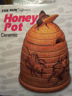 Ceramic-1 Notch Cup Spoon Honey 2 Molded Dipper 1 Pot Capacity