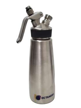 Octandra 641162843694 Professional Whipped Cream Dispenser 1 Pint Aluminum Whipper