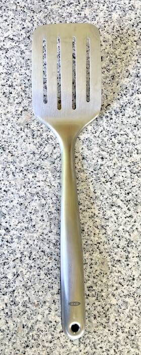 Oxo Good Grips 719812005904 Turner Spatula Stainless Steel Slotted Silicone Grip 14 Inch Guc
