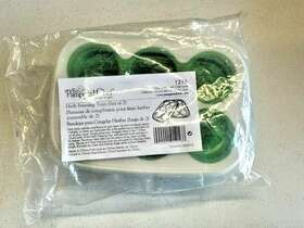 Pampered Chef 099901012168 Set Of Two Herb Baby Food Freezing Trays Lids Retired #1216
