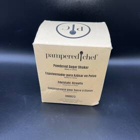 100023 Pampered Chef Stainless Steel Powdered Sugar Shaker