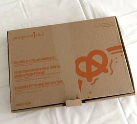 Pampered Chef 100073/100149 Ultimate Pretzel Making Kit Mat Crimper Form Brush Instructions