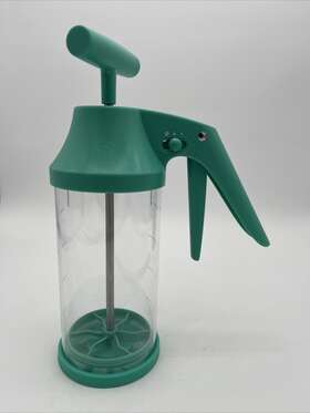 100082 Pampered Chef Batter Mixer And Dispenser Complete Teal