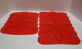 1272 Pampered Chef 1271 And Easy Fit Silicone Food Cover/trivet 12 Inch 16