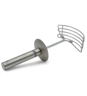 1683 Pampered Chef Pastry Blender Whisk With Guard Stainless Steel