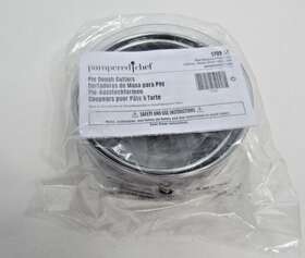 1709 Pampered Chef Pie Dough Cutters #1709 Sealed In The Bag New 4.5 Inch And 5.5