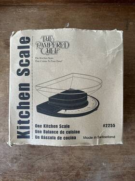 2255-02 Pampered Chef The Vintage Kitchen Food Scale #2255