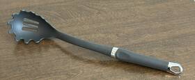 2342 Pampered Chef Executive Nylon Slotted Pasta Server Spoon Fork #2342