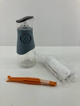 2586 Pampered Chef Oil And Vinegar Dispenser &garlic Peeler # Tupperware Orange