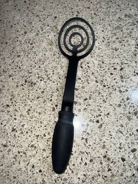 2685 Pampered Chef #2685 Mix Nft Masher Nylon And Silicone Black Kitchen Dorm