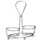 406-2r Plated Dispenser Tablecraft Chrome Rack 2-ring Condiment