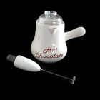 Wcoc00 Pot Frother Chocolate Nib 28-oz Hudson Hot Gourmet Ceramic Cocoa Home
