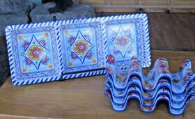 Prepara 811039028282 5 Piece Taco Party Serving Set - Durable Melamine Cinco De Mayo