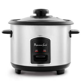 Ps68150 Professional Series 6-cup Rice Cooker With Glass Lid Stainless Steel