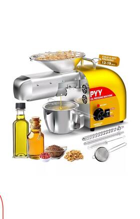 Pyyzyjwfj1681yeus Pyy Oil Press Machine - Upgrade 1800w Cold And Hot Automatic Electric