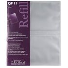 Qp-13 Qp13 Gibson Cr Deluxe Binder Pocket Page Refills Sheet Holds Qp-13 Qp13 Gibson Cr Deluxe Binder Pocket Page Refills Sheet Holds