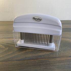 Qwality 198462990097 48 Needle Stainless Steel Blade Meat Tenderizer Kitchen Cooking Tool S7