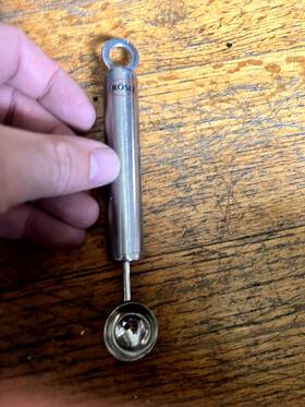 12708 R Sle 004293127105 Rosle Stainless Steel Small Melon/potato Baller 6.7inch Hj24