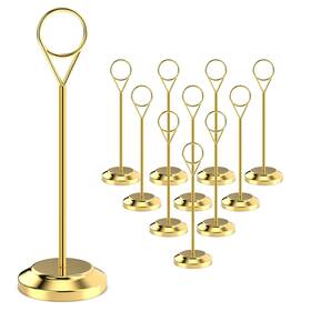 Radezon Tch006 12 Pcs Table Number Holders 6 Inch Tall Place Card For Sturdy
