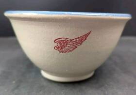 Red Wing Bin#25 Pottery Blue Band Egg Separator