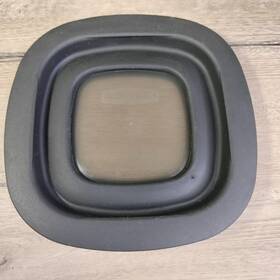 10m1m2 Rubbermaid Premier Smoke Black Square Replacement Window Lid 5 Inch Stackable