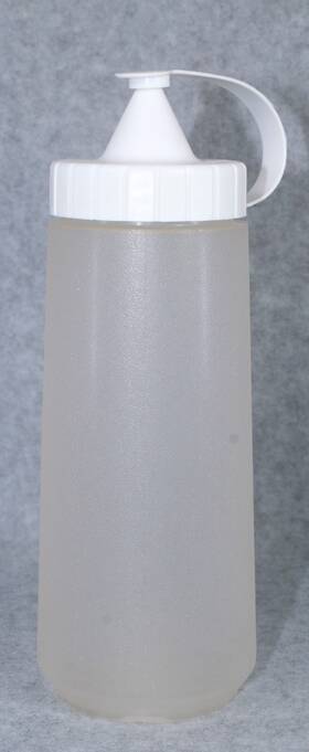 04831 Rubbermaid 4831 16 Oz Squeeze Condiment Bottle White