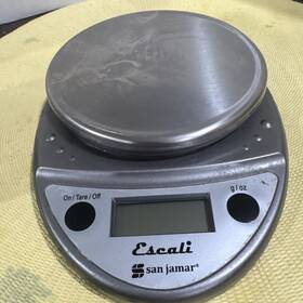 Scdgp11m San Jamar Professional Round Digital Food/kitchen Scale 11 Lb Capac