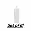 Sbc-24b-6 Update International 6 Pack 24oz Clear Plastic Squeeze Bottle Condiment Ketchup Mustard Oil Mayo Salt 711978575956