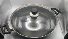 Scanpan 083421121998 Classic 12.5 Inch Nonstick Chef Pan Lid 4.25 Quart Oven Safe 500f