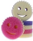Scrub Daddy Mommy 3 Pack Colors Pink Purple Blue Dual Scrubber Soft Sponge 859547004503
