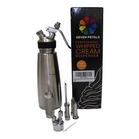 X002f78seh Seven Petals Professional Whipped Cream Dispenser 500ml Food Commercial Grade