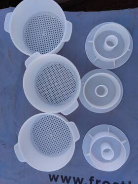 Shsh Trade Group 445052813810 3 Cheese Making Mold Press Cow Goat Milk Cheesemaking 6 Inch Diameter