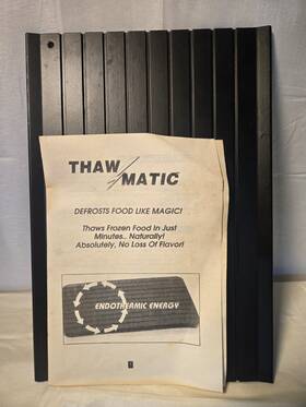 Sil Sea-1900 Vintage 1995 Thaw Matic Defrostring Tray