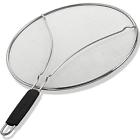 Splatter-screen-10 Bergkoch Grease Splatter Screen For Frying Pan Stops Of Hot