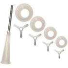 08-2601 Stick Univ Kit Llc 9pc Funnel Weston Products Funnels Snk White