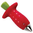 102-138-005 Strawberry Green Steel Huller Chef Stainless Stem Red Gem