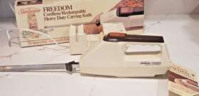 06046 Sunbeam Retro 1985 Freedom Cordless/rechargeable Heavy Duty Carving Knife