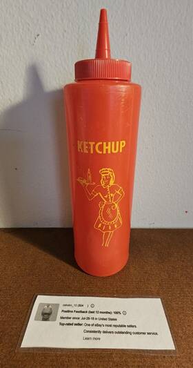 1112k Tablecraft - 12 Oz Ketchup Squeeze Bottle