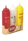 1112kmc Tablecraft 12-ounce Nostalgia Squeeze Set Bottle 3-piece